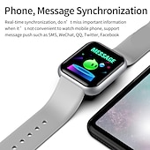 tanie Smartwatche-iMosi I5 Pro Inteligentny zegarek 1.3 in Inteligentny zegarek Bluetooth Krokomierz Rejestrator snu siedzący Przypomnienie Kompatybilny z Android iOS Damskie Męskie Długi czas czuwania IP 67 34mm etui