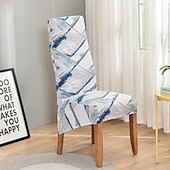 billiga Matstolsöverdrag-stretch matstolsöverdrag xl/överdimensionerad avtagbar tvättbar mjuk spandex hög rygg stor stolsöverdrag överdrag för matsal kök hotellbord bankett