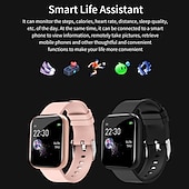 tanie Smartwatche-iMosi I5 Pro Inteligentny zegarek 1.3 in Inteligentny zegarek Bluetooth Krokomierz Rejestrator snu siedzący Przypomnienie Kompatybilny z Android iOS Damskie Męskie Długi czas czuwania IP 67 34mm etui
