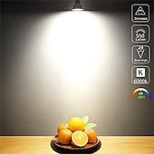 economico Faretti a LED-20 pz 10 pz 6 w faretto binario led lampadina 600lm gu10 mr16 6 led perline smd 60 w alogena equivalente dimmerabile bianco caldo freddo 220-240 v