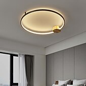 cheap Dimmable Ceiling Lights-60cm Ceiling Light Dimmable Circle / Round Design Ceiling Lights Copper Modern Style Classic Novelty LED Modern 220-240V