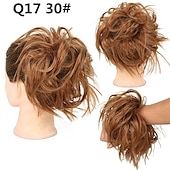 abordables Chignons-ébouriffé chignon désordonné chignon postiche extension de cheveux queue de cheval avec élastique élastique chignon queue de cheval postiche extensions de cheveux synthétiques chouchous queue de