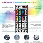 お買い得  ランプベース＆コネクタ-44キーdc12vコネクタirリモートrgbコントローラーランプ調光器35282835 5050ledストリップライト
