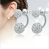 economico Orecchini-Per donna Orecchini a goccia geometrico Prezioso Di tendenza stile sveglio Moda Elegante Coreano Orecchini Gioielli Argento Per Matrimonio Feste Per eventi Fidanzamento Festival 1 paio