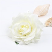 abordables Accessoires de coiffure-flocage tissu rose pinces à cheveux tissu cheveux accessoires riche rose pinces à cheveux mariage mode fleur pinces à cheveux bord clips
