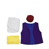 abordables Déguisements pour hommes-Aladdin et la lampe magique Prince Aladdin Costume Cosplay de Film for Homme Adulte Carnaval Mascarade Enterrement de Vie de Jeune Fille