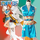 levne Anime kostýmy-One Piece Nami Anime Cosplay kostým Cosplay obleky Kostým Pro Dámské Dospělé
