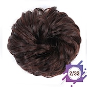 economico Chignon-commercio all&#039;ingrosso della fabbrica fornitura di commercio estero soffici capelli anello parrucca testa a sfera testa corda fibra chimica anello dei capelli parrucca anello dei capelli