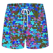 economico Costumi da bagno &amp; Pantaloni da surf-Per uomo Boardshorts Costume da bagno Costume da Bagno Stampato Coulisse con tasche Asciugatura Rapida Pantaloncini da Surf costume da bagno Surf Spiaggia Sport Acquatici Estate