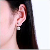 economico Orecchini-Per donna Orecchini a goccia geometrico Prezioso Di tendenza stile sveglio Moda Elegante Coreano Orecchini Gioielli Argento Per Matrimonio Feste Per eventi Fidanzamento Festival 1 paio