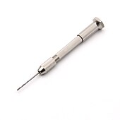 cheap Drill Bit Set-0.5-3mm Small Round Head Twist Drill Mini Micro Hand Drill Woodworking Drilling Tools Manual Twist Drill Bit Hand Tool Kit