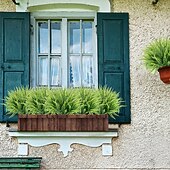 economico Piante e Fiori Artificiali-Felci artificiali per la casa all&#039;aperto 5 pezzi piante artificiali da esterno felce finta felce finta Boston verde pianta in plastica resistente ai raggi UV decorazione di nozze