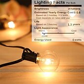 cheap Plug String Lights-Globe String Lights 15m/50FT 50LEDs G40 Outdoor Hanging Globe Patio Lights with 50 Clear Bulbs(2 Spare) UL Listed Connectable Backyard Lights for Indoor Outdoor Decor 50 Hanging Sockets E12 Base 5W Bulb Black