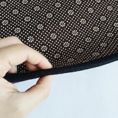 billige stue- og soveromstepper-rundt leopardmønster teppe gulvdekor sklisikkert absorberende teppe for entré soverom stue sofa hjemmedeco