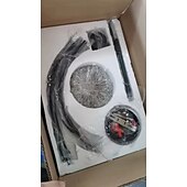 voordelige Kroonluchters-13/19 gehoord moderne vuurwerk kroonluchter g4 lamp cap crystal paardebloem art kroonluchter plafondlamp in woonkamer slaapkamer en eetkamer