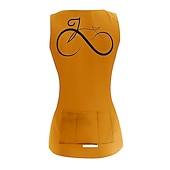abordables Maillots de mujer-Mujer Chaleco de Ciclismo Maillot de Ciclismo Graphic Gracioso Sin Mangas Bicicleta Maillot Camiseta con 3 bolsillos traseros MTB Bicicleta Montaña Ciclismo Carretera Secado rápido Bandas