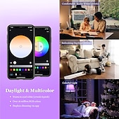 baratos Luzes inteligentes-6pcs 4pcs 2pcs10w wifi lâmpada led inteligente funciona com alexa e google regulável a19 a60 e26 e27 rgbcct mudança de cor sem necessidade de hub
