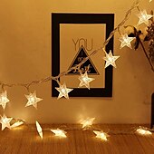 levne Řetězová světla baterie-10m 80leds pohádková hvězda řetězová světla dálkové ovládání 8 režimů vodotěsné svatební párty zahradní terasa ložnice domácí dovolená vánoční dekorace
