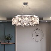 cheap Chandeliers-50cm Unique Design Chandelier Stainless Steel Electroplated Modern 220-240V
