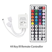 お買い得  ランプベース＆コネクタ-44キーdc12vコネクタirリモートrgbコントローラーランプ調光器35282835 5050ledストリップライト