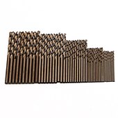 economico set di punte da trapano-50 pz/set cobalto m35 drill bit twist in acciaio inox trapano speciale ad alta velocità in acciaio metallo foro drill bit 1mm-3mm
