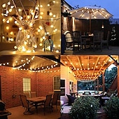 cheap Battery String Lights-10m 80LEDs Globe String Lights Mini Ball with Remote Control LED Christmas Light Ball String Lights 10m 80LED 8 Modes Lighting Waterproof Fairy Lights Wedding Party Garden Bedroom Home Decoration
