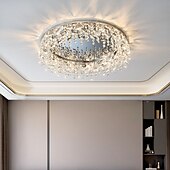 cheap Chandeliers-80cm Unique Design Chandelier Stainless Steel Electroplated Modern 220-240V