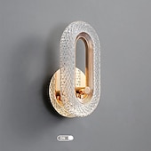 economico Luci da parete-Applique Da Parete A Led In Cristallo Da Interno Moderno Semplice E Creativo Personalizzato Ristorante Lampada Da Soffitto A Testa Singola Camera Piccole Luci A Sospensione
