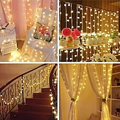 cheap Battery String Lights-10m 80LEDs Globe String Lights Mini Ball with Remote Control LED Christmas Light Ball String Lights 10m 80LED 8 Modes Lighting Waterproof Fairy Lights Wedding Party Garden Bedroom Home Decoration