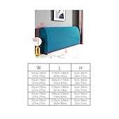 cheap Bedding Accessories-Stretch Bed Headboard Cover,Grey Green Elastic Jacquard Headboard Slipcover, Dustproof Bed Head Cover for Bedroom