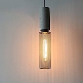 cheap Pendant Lights-6cm Pendant Light Single Design Island Design Pendant Light Metal Painted Finishes Vintage Nordic Style 85-265V