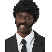 זול דמות קולנוע פאות-fun s pulp fiction למבוגרים jules winnfield פאות קרנבל פאות
