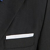 cheap Boy&#039;s Formal Suit-4 Pieces 5 Pieces Ring Bearer Suit Boys Kids Toddler Suit Formal Suit Suit &amp; Blazer Suit Vest Jacket &amp; Pants Formal Anniversary Party Back to School Fashion Gentle Solid Color Black Navy Blue Cotton