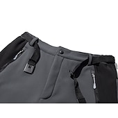 abordables pantalones activos para hombre-Hombre Pantalones para senderismo Pantalones con forro polar Pantalones de protección Invierno Al aire libre Mantiene abrigado Resistente al Viento Transpirable Resistente al Agua Pantalones / Vellón
