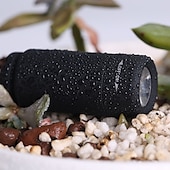 tanie Światła kempingowe-latarka kieszonkowa mini led ładowalna przenośna latarka usb wodoodporna brelok mała latarnia białe światło z baterią;