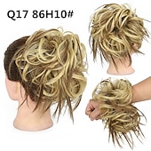 abordables Chignons-ébouriffé chignon désordonné chignon postiche extension de cheveux queue de cheval avec élastique élastique chignon queue de cheval postiche extensions de cheveux synthétiques chouchous queue de