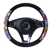 economico Copristerzo per auto-coprivolante elastico per auto stampa stile etnico antiscivolo car styling coprivolante per auto accessori interni auto 38 cm