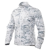 preiswerte Fleece &amp; 3 in 1 Jacken-Herren Militärische taktische Jacke Wanderfleecejacke Winter Draussen Thermowarm Fleece-Futter Wasserdicht Winddicht Oberbekleidung Windjacke Trenchcoat Weiß Tarnung