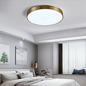cheap Ceiling Lights-40 cm Circle Design Ceiling Lights Copper Brass Modern 220-240V