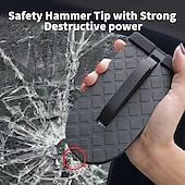 رخيصةأون أدوات حماية وتصميم هيكل السيارات-باب خطوة قابلة للطي إطار سقف باب رفع مزلاج قواطع دوائر زجاج مطرقة أمان