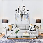 economico Modello a candelabro-Lampadario singolo design 73 cm metallo mini finiture verniciate tradizionale/classico country 220-240v