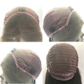 cheap Human Hair Lace Front Wigs-Human Hair 13x4 Lace Front Wig Short Bob Brazilian Hair Wavy Multi-color Wig 130% 150% Density with Baby Hair Natural Hairline  Pre-Plucked For Women Short Human Trendiest Haircuts