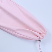 cheap Women&#039;s Cargo Pants-Women&#039;s Cargo Pants Pants Trousers Baggy Pants Fashion Low Waist Solid Color Pocket Baggy Quick Dry Inelastic Causal Black White Pink Khaki Spring, Fall, Winter, Summer Loose Fit