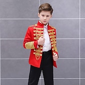お買い得  アウターウェア-男の子 3D 平織り コート 長袖 春 秋 クール コットン 子供 3〜12年 レギュラー