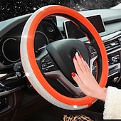 economico Copristerzo per auto-1 pc Pelle Coprivolante Traspirante Vestibilità universale Per 15&quot;~15&quot;1/2