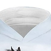 cheap Boy&#039;s 3D Animals-Boys 3D Animal Horse Hoodie Long Sleeve 3D Print Fall Winter Active Sports Fashion Kids 3-13 Years Outdoor Daily Indoor Regular Fit