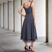 preiswerte Mit Jacke-A-Linie Mutter der Braut Kleid elegant V-Ausschnitt Tee-Länge Chiffon Spitze ärmellos Jackenkleider mit Tierung einfarbig maßgeschneiderte Größe kostenlos