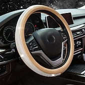 economico Copristerzo per auto-1 pc Pelle Coprivolante Traspirante Vestibilità universale Per 15&quot;~15&quot;1/2