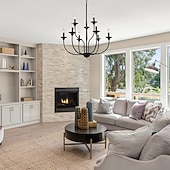 economico Modello a candelabro-Lampadario singolo design 73 cm metallo mini finiture verniciate tradizionale/classico country 220-240v