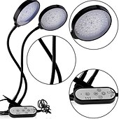 お買い得  植物育成ライト-1/2 個成長ライト led フルスペクトル phytolamps usb 成長ライトとタイマー制御デスクトップクリップ phyto ランプ植物のための苗花成長ボックス